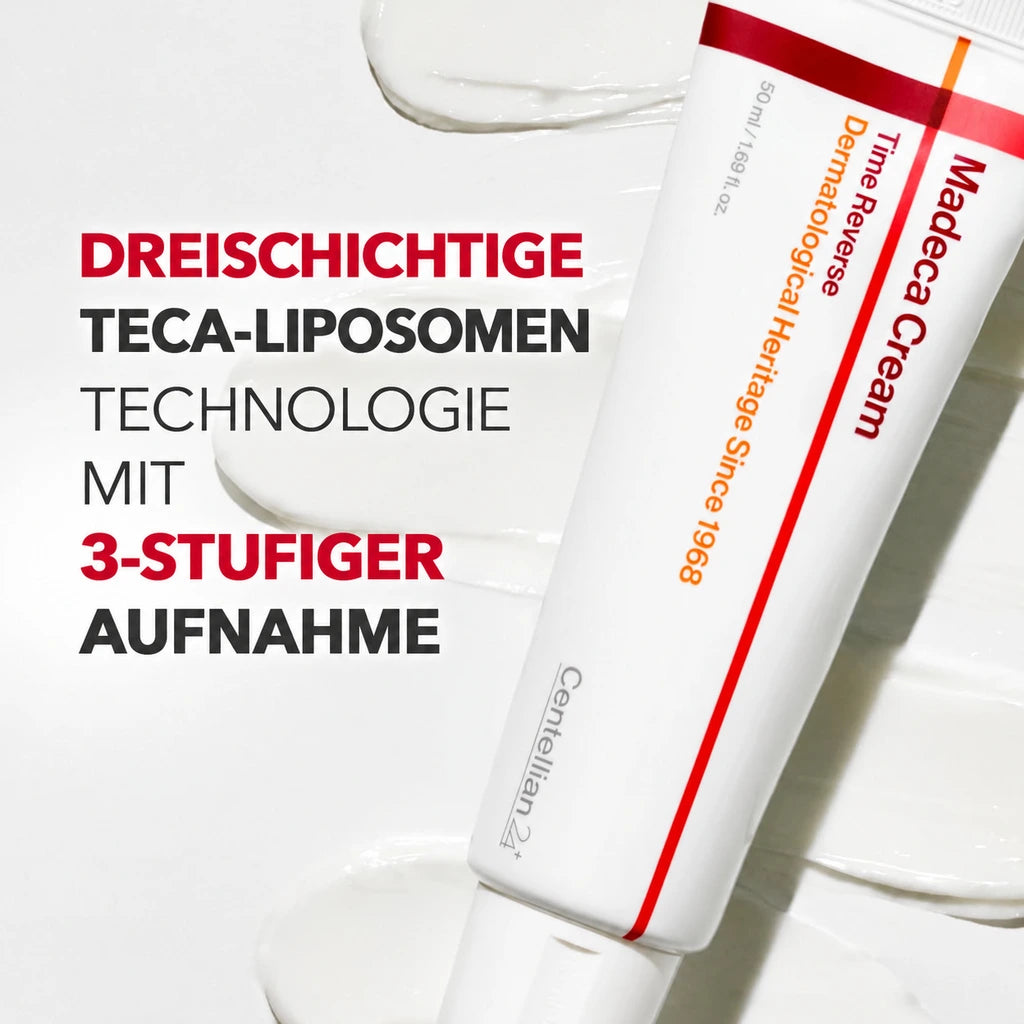 Active-TECA Centella Asiatica in Liposomen, Wirkstoff der Madeca Cream Time Reverse